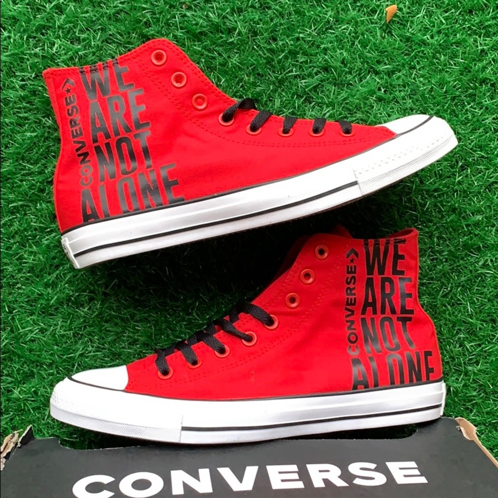 Converse CTAS Hi enamel red/black/white men’s - Picture 13 of 16